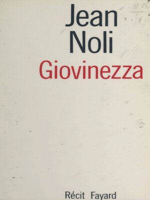 cover image of Giovinezza